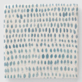 Waterverf van zeeglazen Onderzetter van marmer (Voorkant)