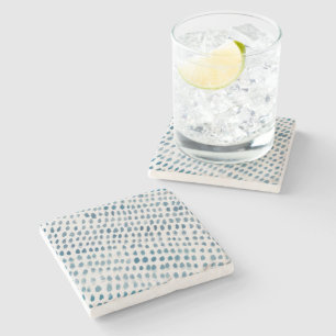 Waterverf van zeeglazen Onderzetter van marmer