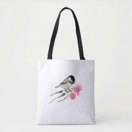 Waterverf van zoete kippen tote bag
