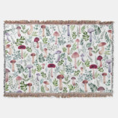 Waterverf van zomertuin — paddenstoelen deken (Voorkant)