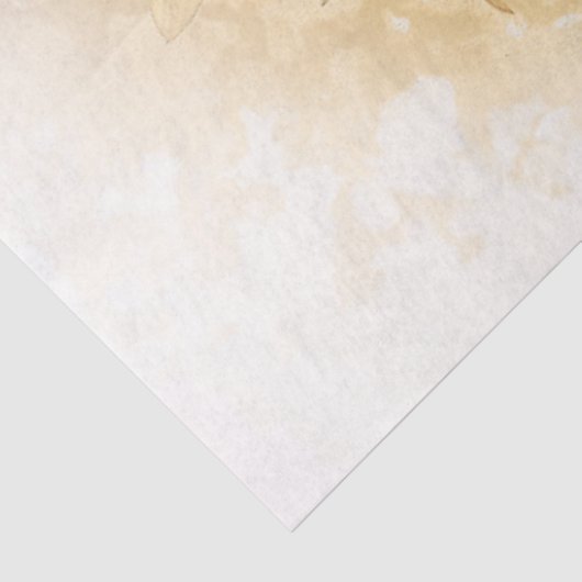 Waterverf van zonnebloempitten tissuepapier (Detail)