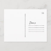 Waterverf Vancouver Island Map Art Briefkaart (Achterkant)