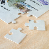 Waterverf Vancouver Island Map Art Legpuzzel (Zijkant)