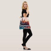 Waterverf Vancouver Washington State skyline Tote Bag (Op model)
