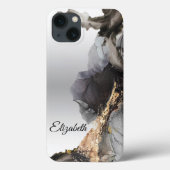 Waterverf Vanessa Zwart en Wit Case-Mate iPhone Case (Achterkant)