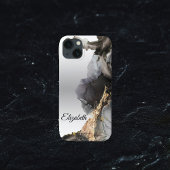 Waterverf Vanessa Zwart en Wit Case-Mate iPhone Case
