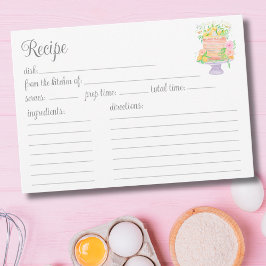 Waterverf vanille taart met citroenrecept