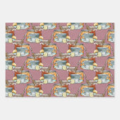 Waterverf vanmiddag, thee & honing inpakpapier vel (Voorkant 3)