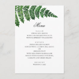 Waterverf varen. Bos bruiloft. Botanisch Menu