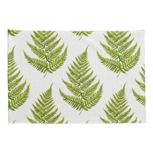 Waterverf varenpatroon kussensloop (Achterkant-Rechts)