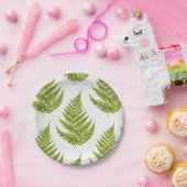 Waterverf varenpatroon papieren bordje (Feest)