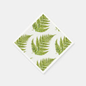 Waterverf varenpatroon servet (Hoek)