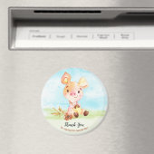 Waterverf Varieus Baby shower Boerderij Hartelijk  Magneet (Insitu (Vaatwasser))