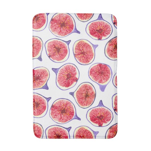 Waterverf varkenssnijdsels badmat (Voorkant Verticaal)