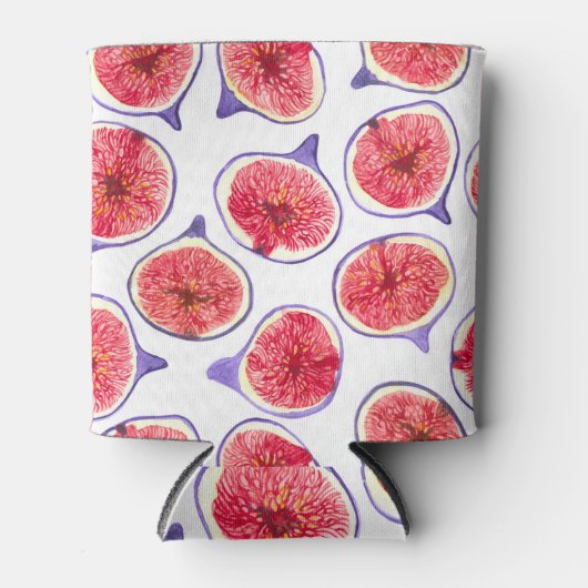 Waterverf varkenssnijdsels blikjeskoeler (Voorkant)