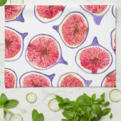 Waterverf varkenssnijdsels theedoek (Gevouwen)