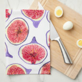 Waterverf varkenssnijdsels theedoek (Quarter Fold)