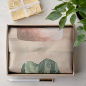 Waterverf Vedelbladige Vijgenplant Decoupage Tissuepapier (Geschenk)