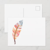 Waterverf Veer Briefkaart (Voorkant / Achterkant)