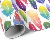 Waterverf veer cadeaupapier (Rol Hoek)