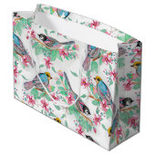  waterverf veer florale verf groot cadeauzakje (Achterkant Gekanteld)