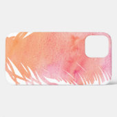 Waterverf veer roze boho Case-Mate iPhone case (Achterkant (horizontaal))