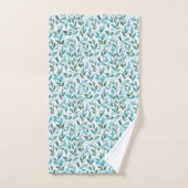 Waterverf veerbladpatroon bad handdoek (Handdoek)