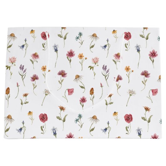 Waterverf Veerbloem Patter Groot Cadeauzakje (Voorkant)