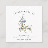 Waterverf Veerbloemig Visitekaartje (Voorkant)