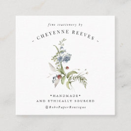 Waterverf Veerbloemig Visitekaartje