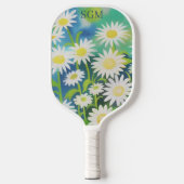 Waterverf veld dagen met monogram pickleball paddle (Voorkant)
