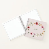 Waterverf Veldbloemen, slagnoten Notitieboek (Binnen)