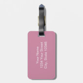 Waterverf Venice Italië Gondola Bagagelabel (Achterkant verticaal)