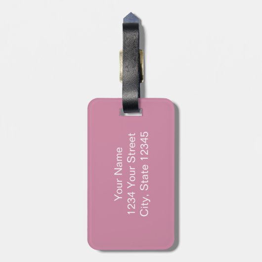 Waterverf Venice Italië Gondola Bagagelabel (Achterkant verticaal)