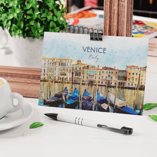 WATERVERF VENICE VENEZIA - Italië Reissouvenir Briefkaart