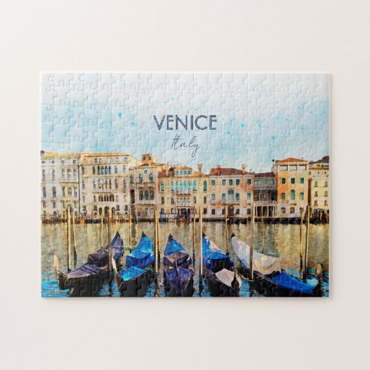 WATERVERF VENICE VENEZIA - Italië Reissouvenir Legpuzzel (Horizontaal)