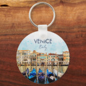 WATERVERF VENICE VENEZIA - Italië Reissouvenir Sleutelhanger (Voorkant)