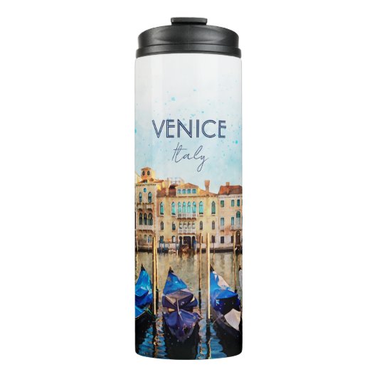 WATERVERF VENICE VENEZIA - Italië Reissouvenir Thermosbeker (Voorkant)