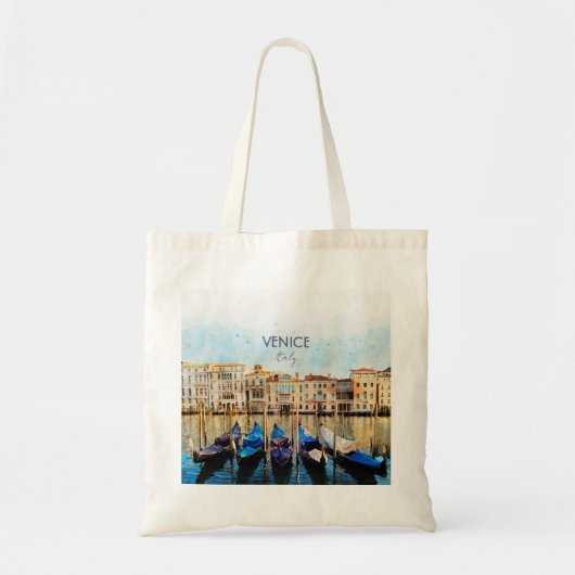 WATERVERF VENICE VENEZIA - Italië Reissouvenir Tote Bag (Voorkant)