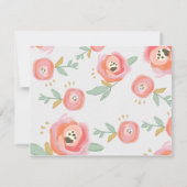 Waterverf ventilator - Bedankt kaarten Notitiekaartje (Achterkant)