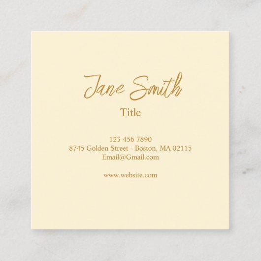 Waterverf ventilator contactkaartje (Achterkant)