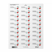 Waterverf ventilator etiket (Full Sheet)