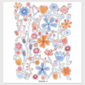 Waterverf ventilator sticker (Vel)
