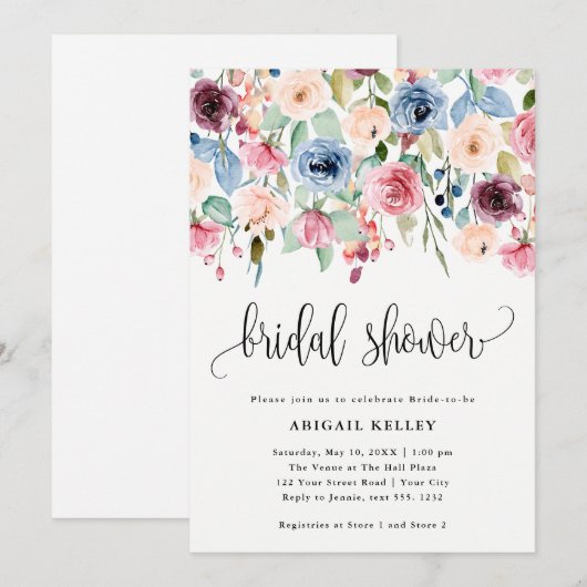 Waterverf Ventilator Vrijgezellenfeest Kaart (Voorkant / Achterkant)