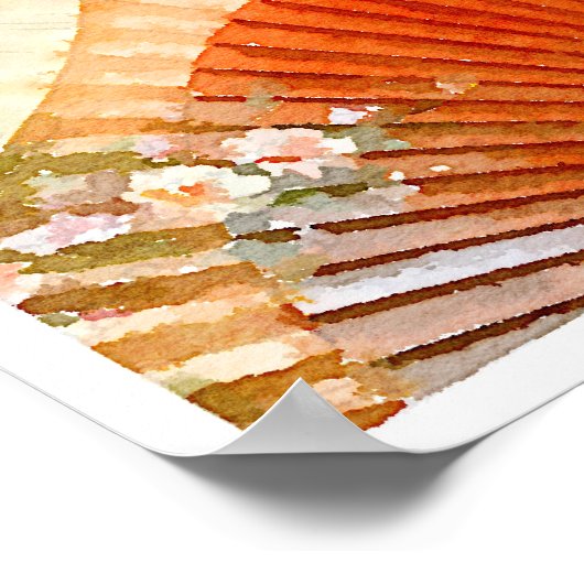 Waterverf ventilatoren poster (Hoek)