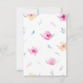 Waterverf ventilatorhart RSVP kaartje (Achterkant)