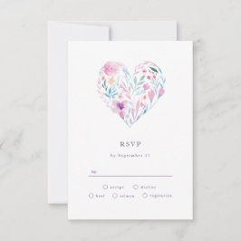 Waterverf ventilatorhart RSVP kaartje