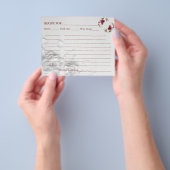 Waterverf ventilatorkaart flyer (Hand)