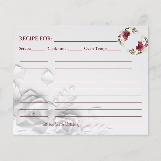 Waterverf ventilatorkaart flyer (Voorkant)