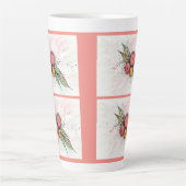  Waterverf ventilatorlatorlatorMok voor koffie of  Latte Mok (Voorkant)